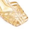 Scarpin Couro Dourado - imagem 6