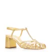 Scarpin Couro Dourado - imagem 1