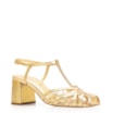 Scarpin Couro Dourado - imagem 1