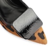Scarpin Couro Estampa Leopardo - imagem 6