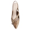 Scarpin Couro Estonado Marrom - imagem 6