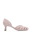 Scarpin Couro Estonado Rosa - imagem 2