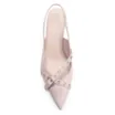 Scarpin Couro Estonado Rosa - imagem 5