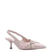 Scarpin Couro Estonado Rosa - imagem 1
