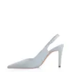 Scarpin Couro Lezard Azul - imagem 4