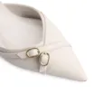 Scarpin Couro Lezard Off White - imagem 6