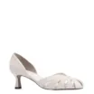 Scarpin Couro Lezard Off White - imagem 1