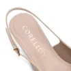 Scarpin Couro Lezard Off White/Couro Bege - imagem 7
