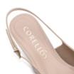 Scarpin Couro Lezard Off White/Couro Bege - imagem 7