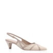 Scarpin Couro Lezard Off White/Couro Bege - imagem 1