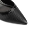 Scarpin Couro Lezard Preto - imagem 6
