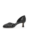 Scarpin Couro Lezard Preto - imagem 4