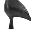 Scarpin Couro Lezard Preto - imagem 7