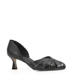 Scarpin Couro Lezard Preto - imagem 1