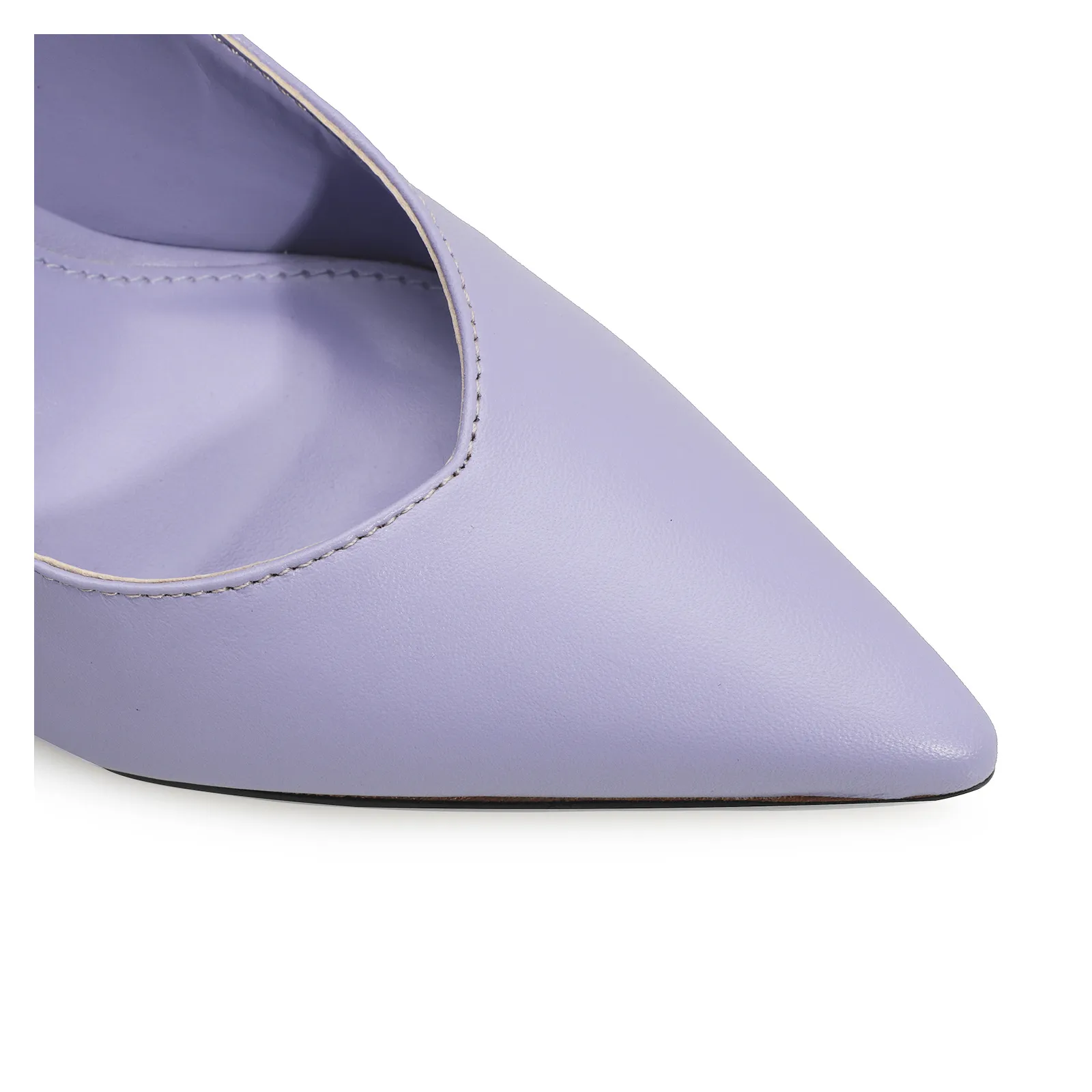 Scarpin Couro Lilás