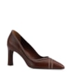 Scarpin Couro Marom - imagem 1