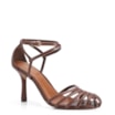 Scarpin Couro Marrom - imagem 1