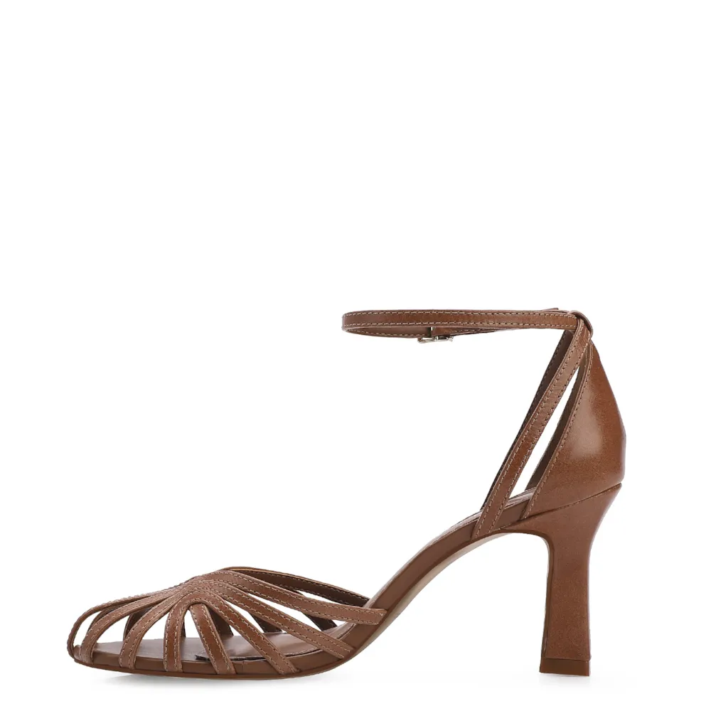 Scarpin Couro Marrom - imagem 4