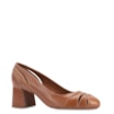 Scarpin Couro Marrom - imagem 1