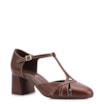Scarpin Couro Marrom - imagem 1