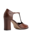 Scarpin Couro Marrom - imagem 4