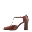 Scarpin Couro Marrom - imagem 4