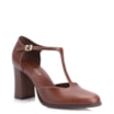 Scarpin Couro Marrom - imagem 1