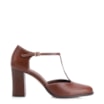 Scarpin Couro Marrom - imagem 2
