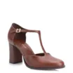 Scarpin Couro Marrom - imagem 1