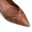 Scarpin Couro Marrom - imagem 6