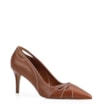 Scarpin Couro Marrom - imagem 1