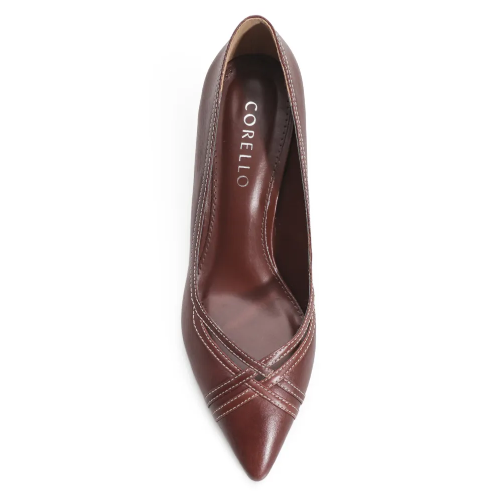 Scarpin Couro Marrom - imagem 5