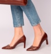 Scarpin Couro Marrom - imagem 2