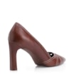 Scarpin Couro Marrom - imagem 4