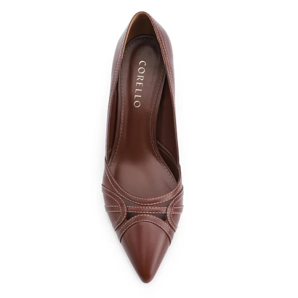 Scarpin Couro Marrom - imagem 6