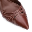 Scarpin Couro Marrom - imagem 7