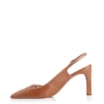 Scarpin Couro Marrom - imagem 4