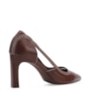 Scarpin Couro Marrom - imagem 3