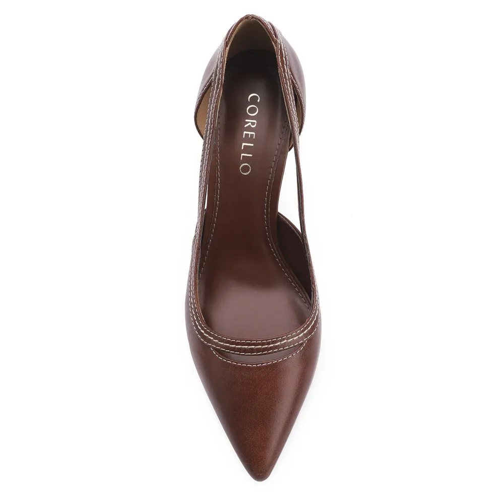 Scarpin Couro Marrom - imagem 5
