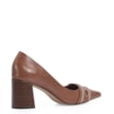 Scarpin Couro Marrom - imagem 3