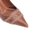 Scarpin Couro Marrom - imagem 6