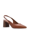 Scarpin Couro Marrom - imagem 1