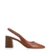 Scarpin Couro Marrom - imagem 2