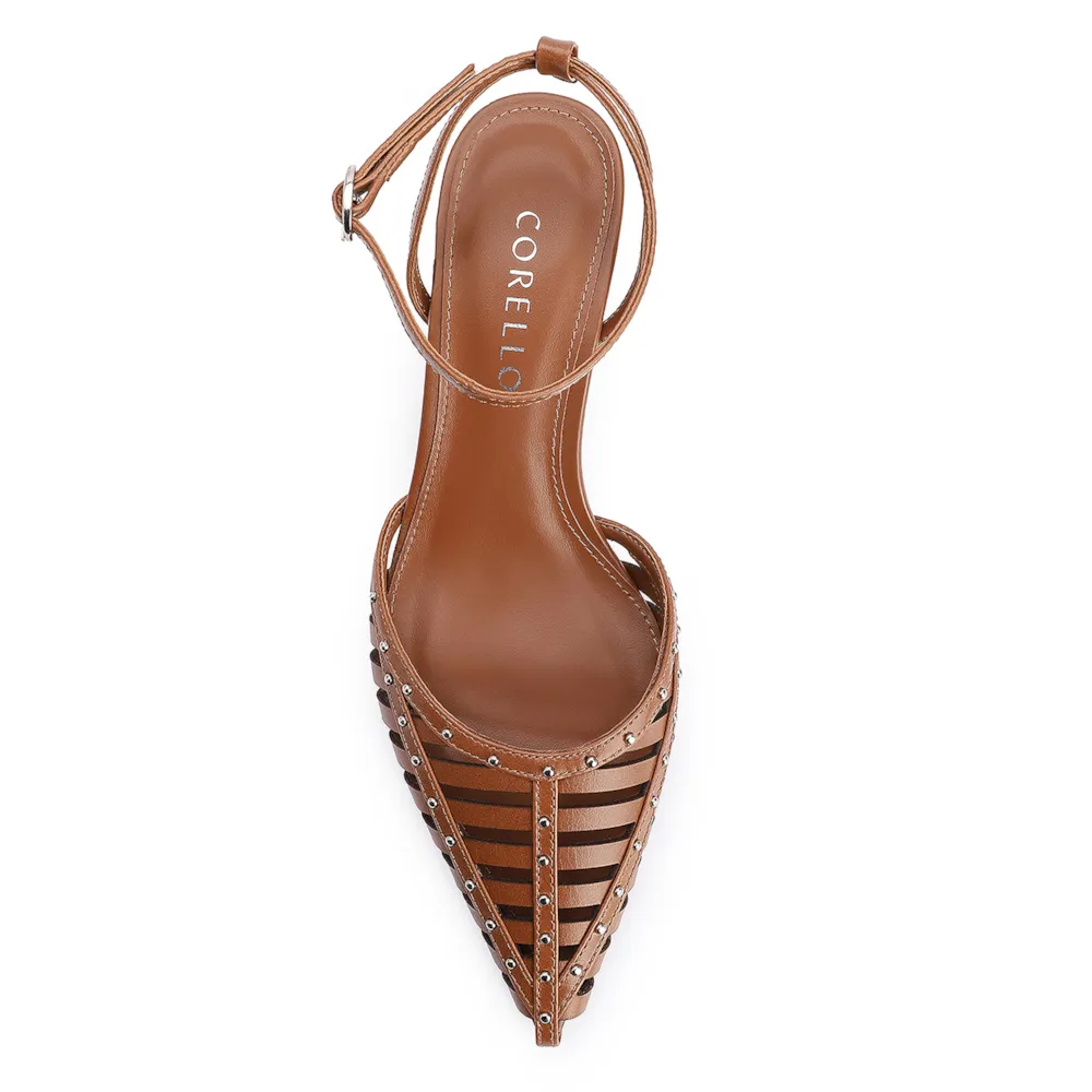 Scarpin Couro Marrom - imagem 6