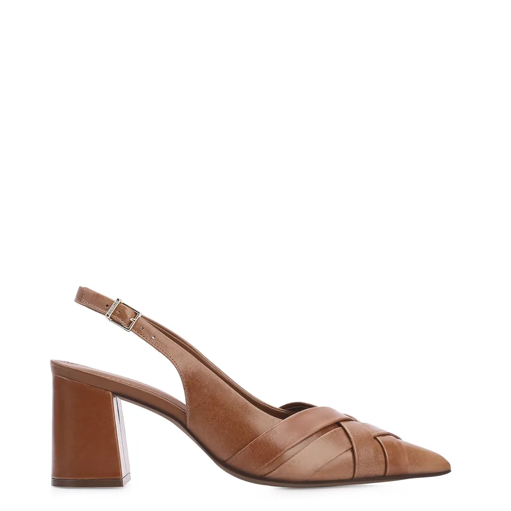 Scarpin Couro Marrom - imagem 3