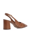 Scarpin Couro Marrom - imagem 4