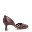 Scarpin Couro Marrom - imagem 3