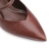 Scarpin Couro Marrom - imagem 6