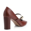 Scarpin Couro Marrom - imagem 3