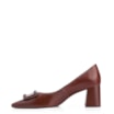 Scarpin Couro Marrom - imagem 4